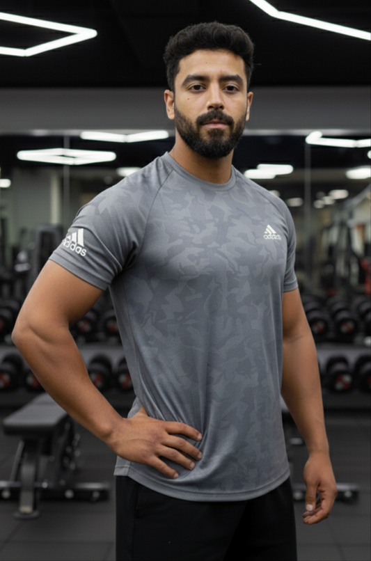 Super Army Dry Fit Tshirt - Gray