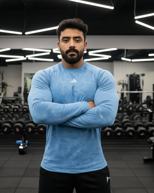The Premium Long Sleeves Camo - Blue