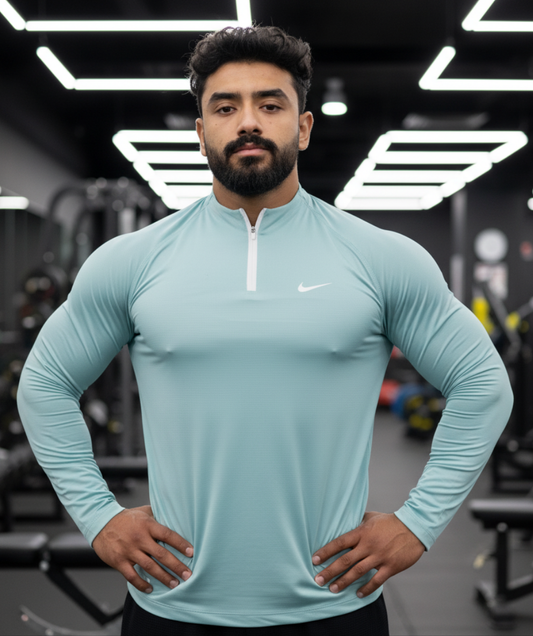 The Premium Zipped Long Sleeves - Mint