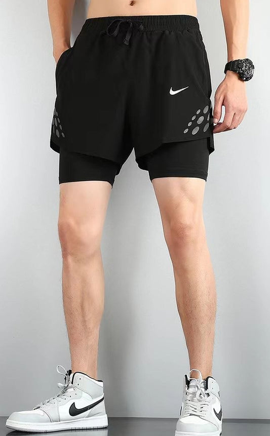 Run Devision Short 2×1 - Black