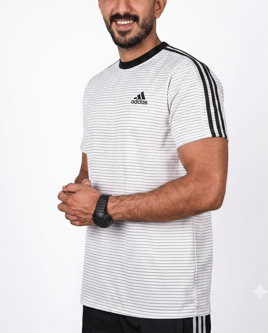 3Line Stripes Tracksuit White/Black