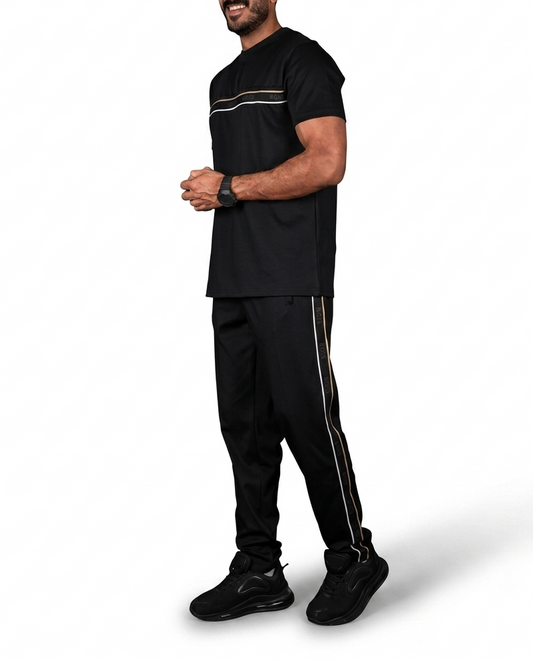 Premium Line Tracksuit- Black