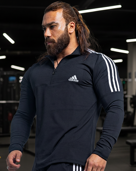 Striped Long Sleeves 3 Lines - Black