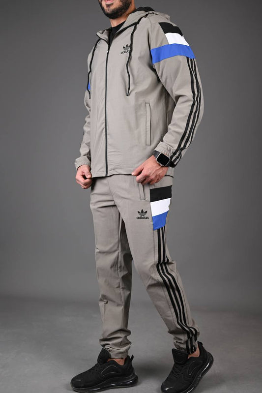 Iconic 3 Stripes Tracksuit Grey