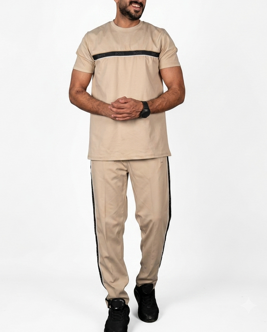 Premium Line Tracksuit-Beige