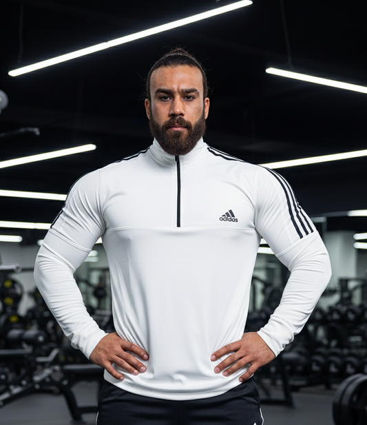 Striped Long sleeves 3 Lines - White