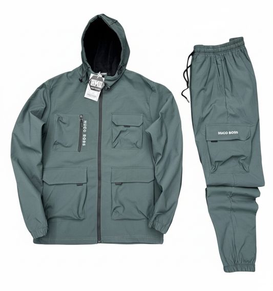 Cargo soft Tracksuit Hugo - petrol