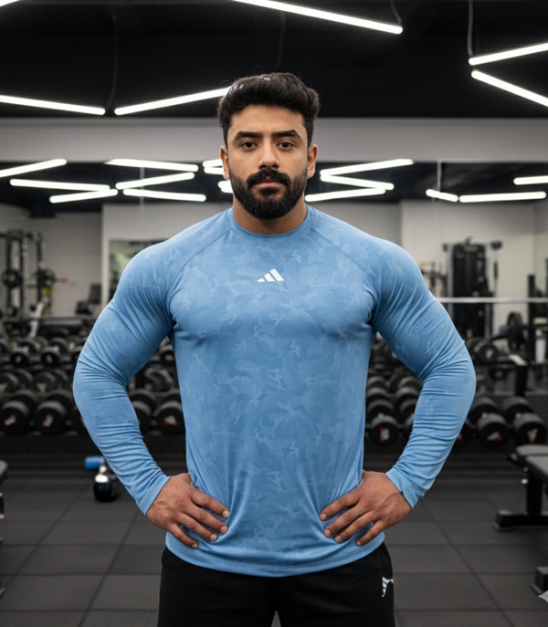 The Premium Long Sleeves Camo - Blue