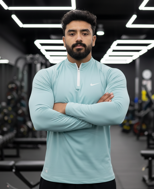 The Premium Zipped Long Sleeves - Mint