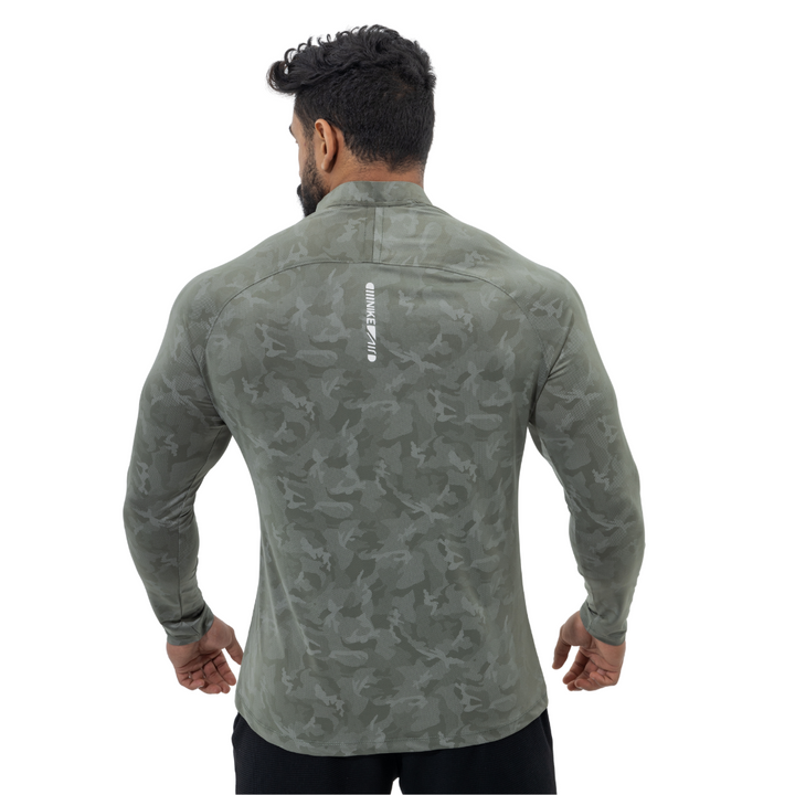 The premium zipped long sleeves - camo