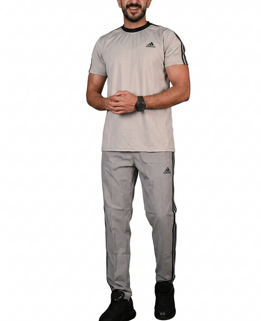 3Line Stripes Tracksuit / Beige