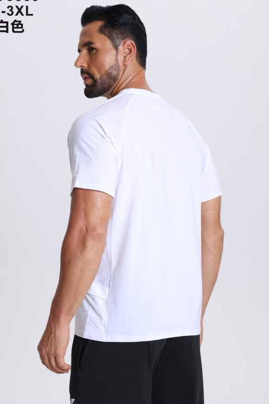 Vital Polo Quarter Zip Tshirt-White
