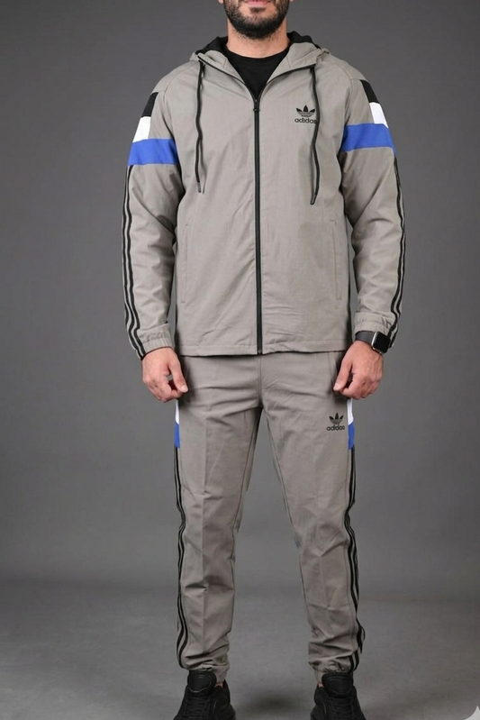 Iconic 3 Stripes Tracksuit Grey