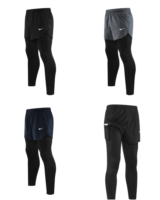 Running Pants 2-in-1 (Set Of 2 Pieces )