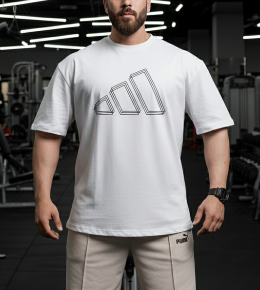 Oversized Casual Tshirt _ White