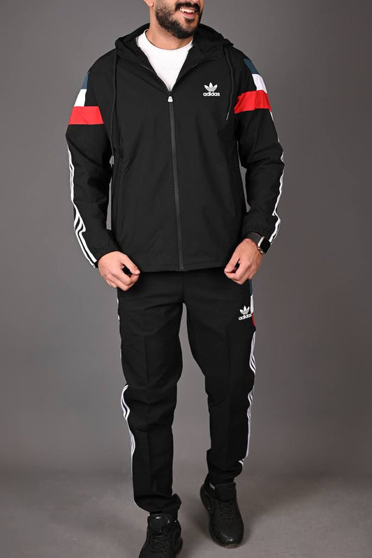 Iconic 3 Stripes Tracksuit Black
