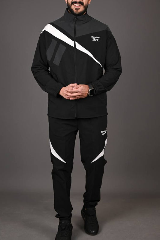 Vector Tracksuit Black White