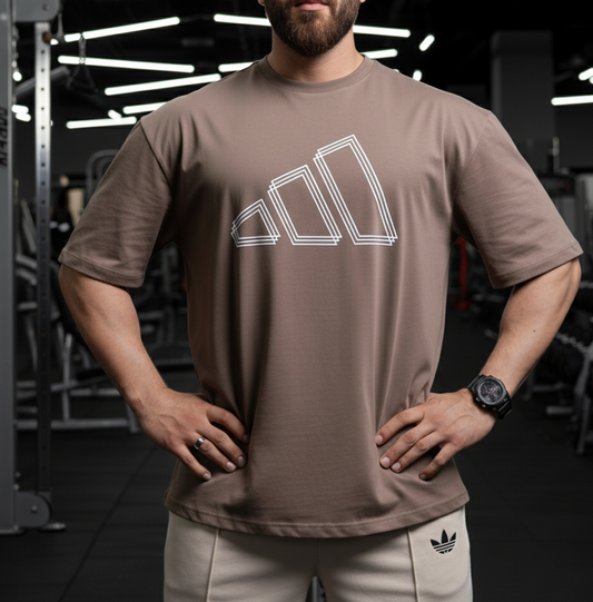 Oversized Casual Tshirt _ Cafe