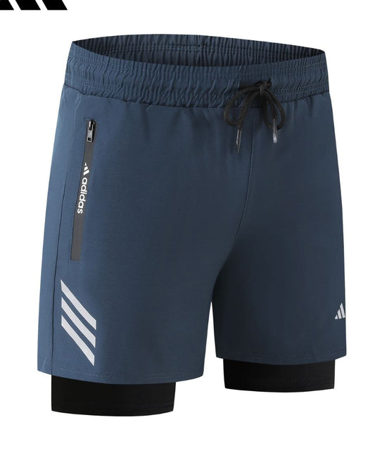 Performance Short 2×1 -  Darkblue