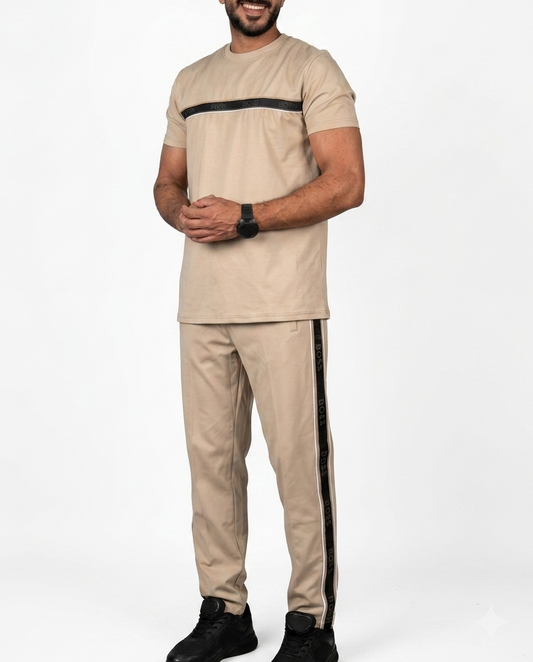 Premium Line Tracksuit-Beige