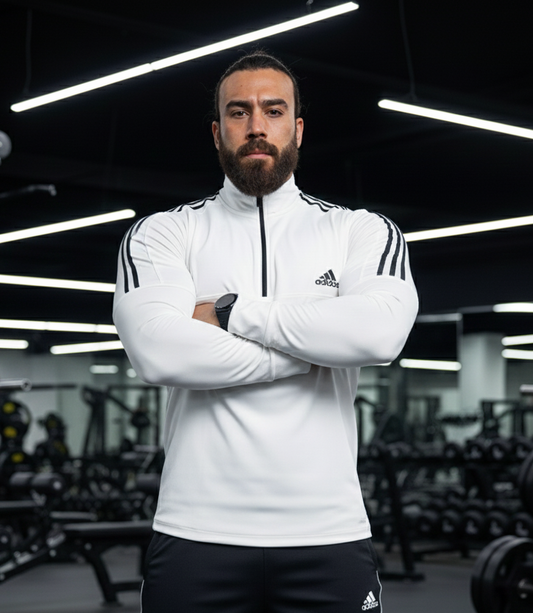 Striped Long sleeves 3 Lines - White