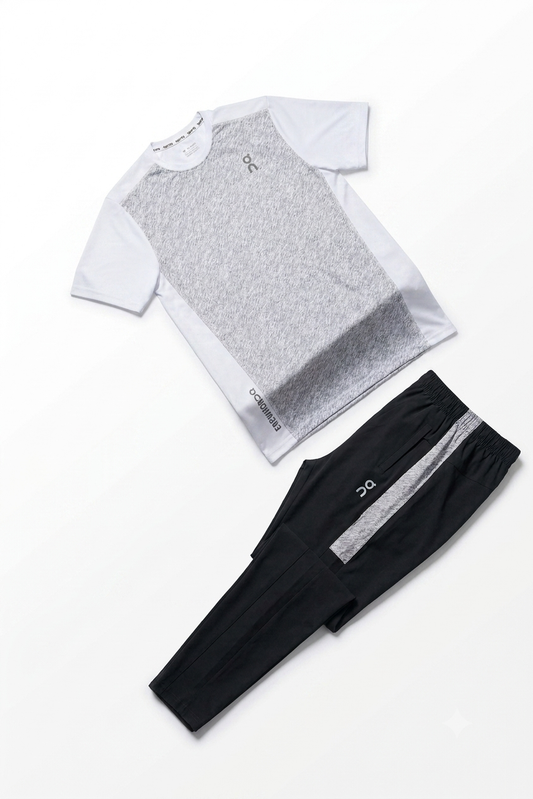 Performance Duo Set- White black