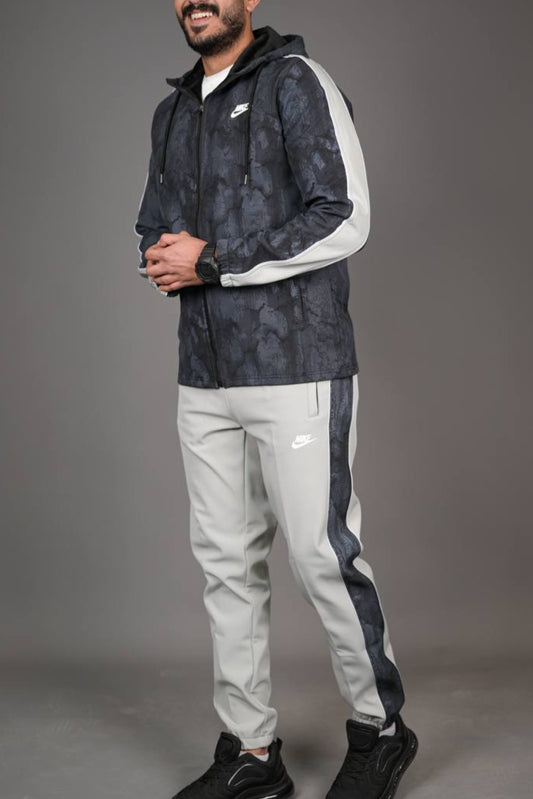 Tech Fleece Camo Tracksuit Grey / White