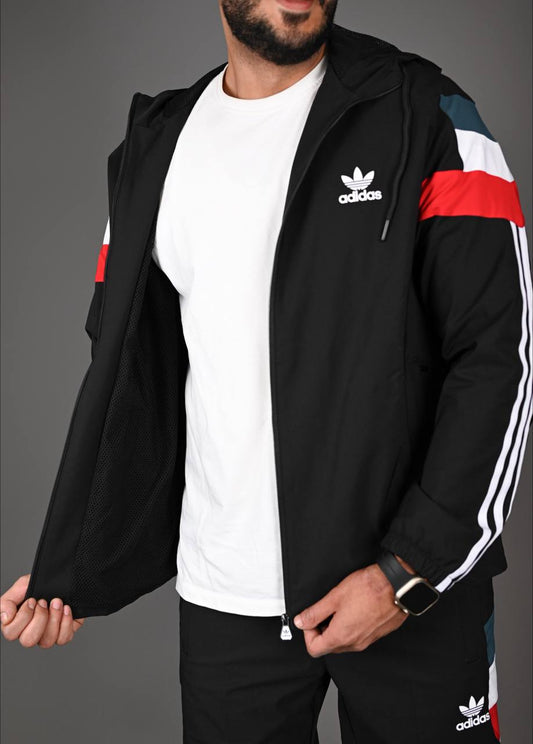 Iconic 3 Stripes Tracksuit Black