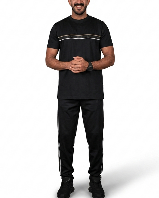 Premium Line Tracksuit- Black