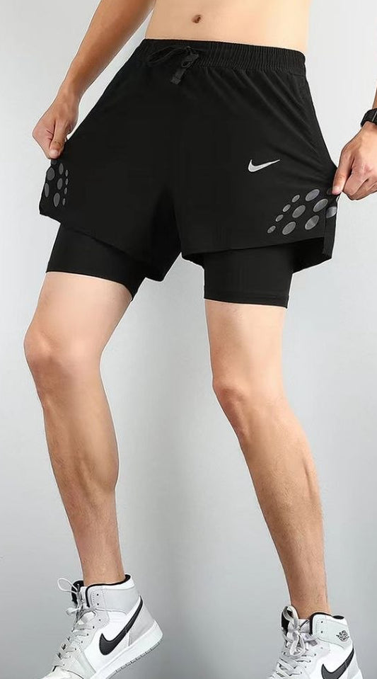 Run Devision Short 2×1 - Black