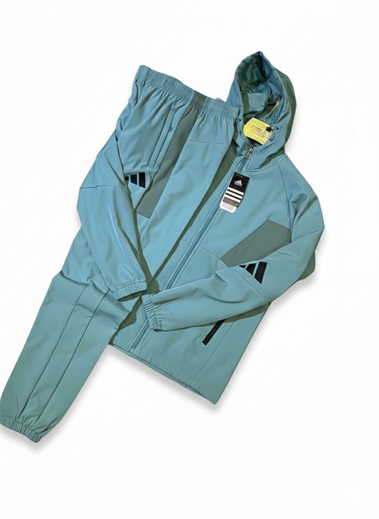 Full Zip Hooded Tracksuit - Mint